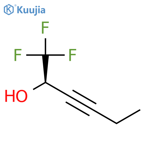 3-Hexyn-2-ol, 1,1,1-trifluoro-, (R)- structure