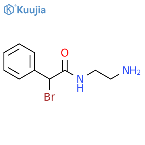 Benzeneacetamide, N-(2-aminoethyl)-α-bromo- structure