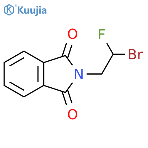 1H-Isoindole-1,3(2H)-dione, 2-(2-bromo-2-fluoroethyl)- structure