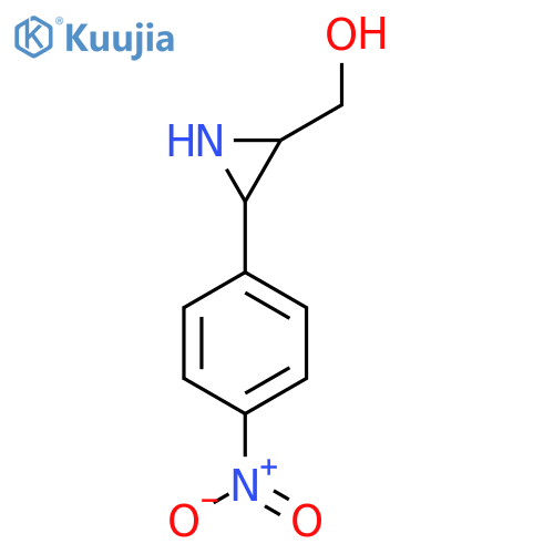3-(4-Nitrophenyl)aziridin-2-ylmethanol structure