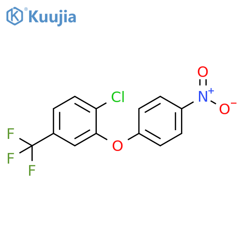 Benzene, 1-chloro-2-(4-nitrophenoxy)-4-(trifluoromethyl)- structure