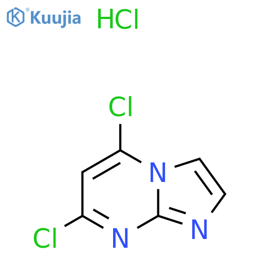 5,7-Dichloroimidazo[1,2-a]pyrimidine hydrochloride structure