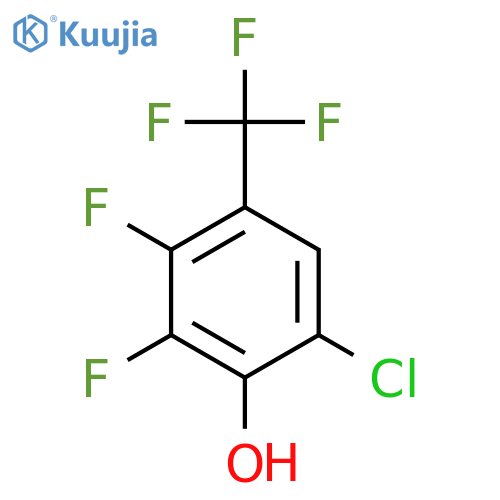 2-Chloro-5,6-difluoro-4-(trifluoromethyl)phenol structure