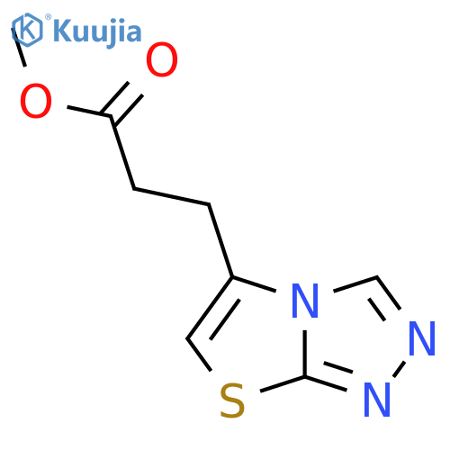 Methyl 3-1,3thiazolo2,3-c1,2,4triazol-5-ylpropanoate structure