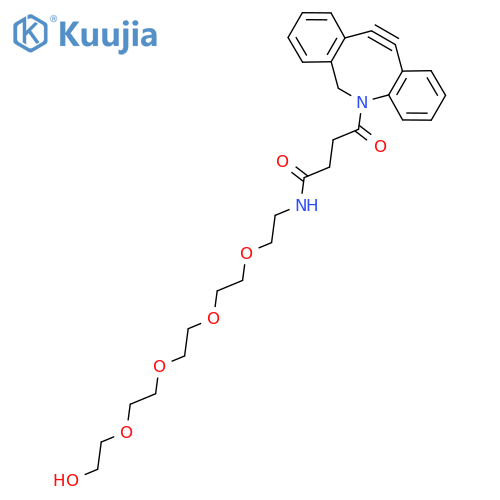 Azadibenzocyclooctyne-PEG4-alcohol structure