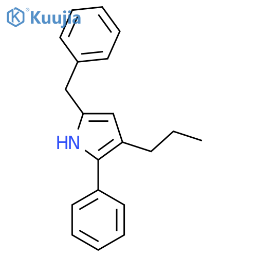 5-Benzyl-2-phenyl-3-propyl-1H-pyrrole structure