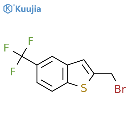 2-Bromomethyl-5-trifluoromethyl-benzo[b]thiophene structure