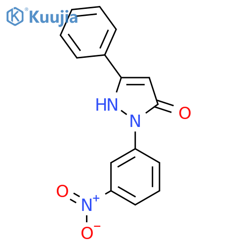 1-(3-Nitrophenyl)-3-phenyl-1H-pyrazol-5-ol structure