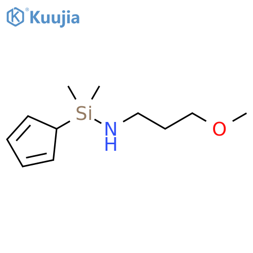 Silanamine, 1-(2,4-cyclopentadien-1-yl)-N-(3-methoxypropyl)-1,1-dimethyl- structure