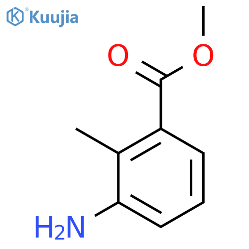Methyl 3-amino-2-methylbenzoate structure