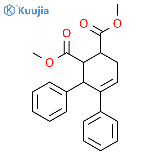 4-Cyclohexene-1,2-dicarboxylic acid, 3,4-diphenyl-, dimethyl ester structure
