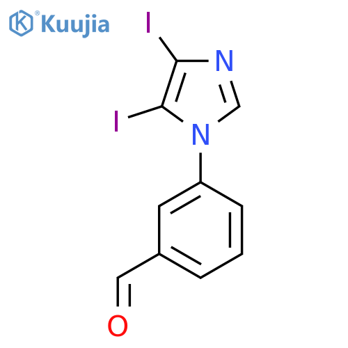 3-(4,5-Diiodo-1H-imidazol-1-yl)benzaldehyde structure