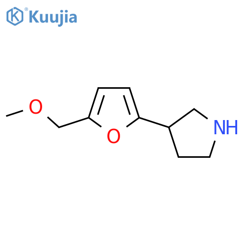 3-[5-(Methoxymethyl)furan-2-yl]pyrrolidine structure