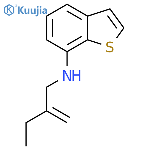 N-(2-methylidenebutyl)-1-benzothiophen-7-amine structure
