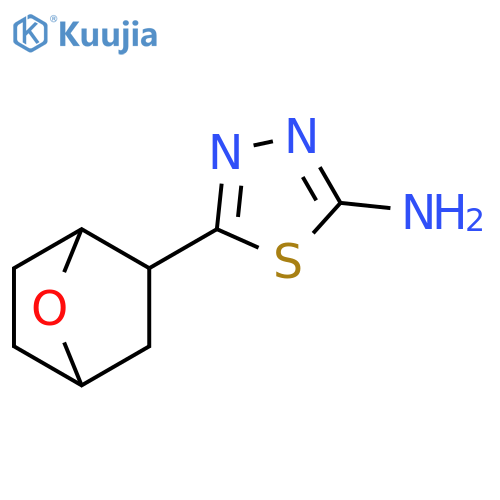 5-(7-Oxabicyclo[2.2.1]hept-2-yl)-1,3,4-thiadiazol-2-amine structure