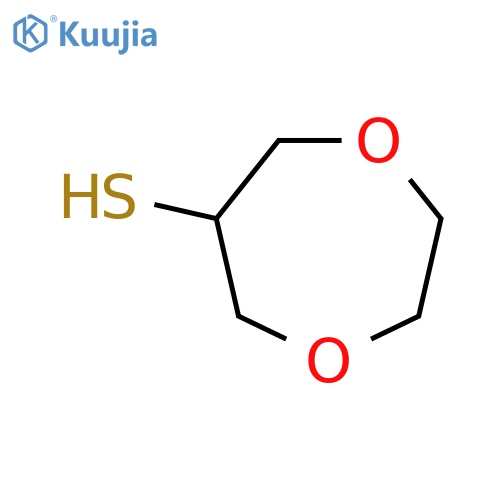 1,4-Dioxepane-6-thiol structure