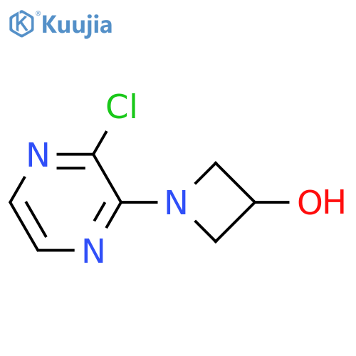 1-(3-chloropyrazin-2-yl)azetidin-3-ol structure