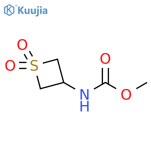 methyl N-(1,1-dioxo-1λ?-thietan-3-yl)carbamate structure
