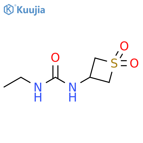 1-(1,1-dioxo-1λ?-thietan-3-yl)-3-ethylurea structure