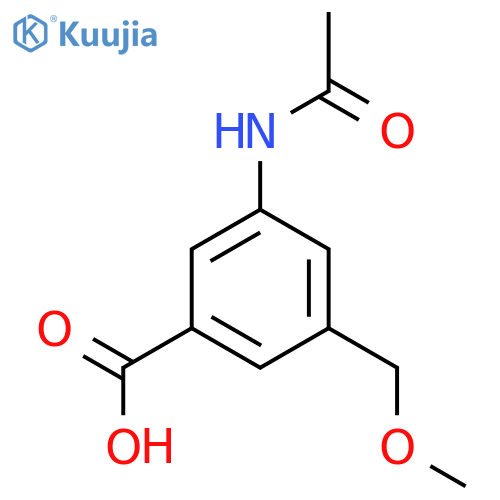 3-Acetamido-5-(methoxymethyl)benzoic acid structure