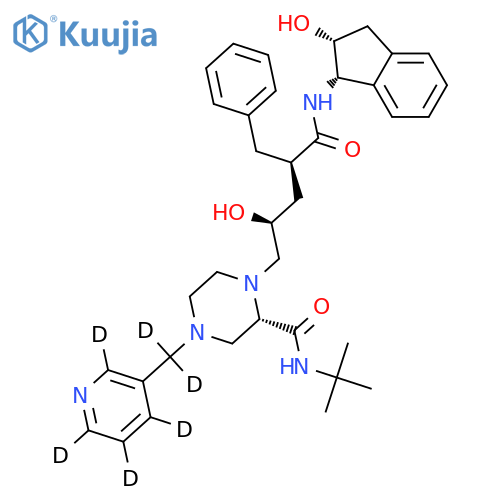 Indinavir-d6 structure