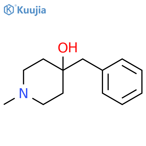 4-Piperidinol, 1-methyl-4-(phenylmethyl)- structure