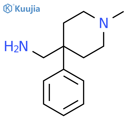1-(1-Methyl-4-phenylpiperidin-4-yl)methanamine structure