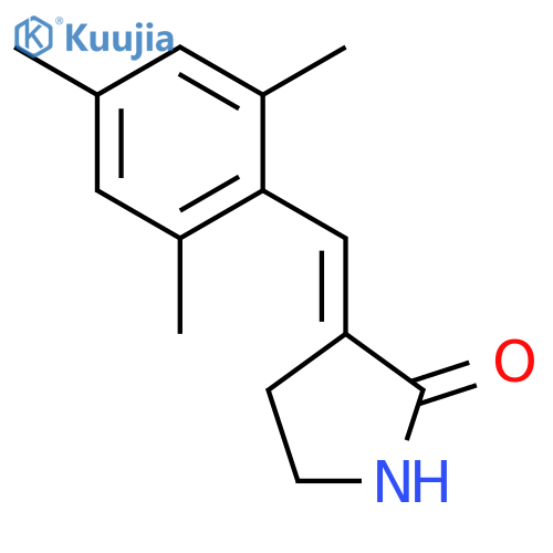 3-[(2,4,6-trimethylphenyl)methylidene]pyrrolidin-2-one structure