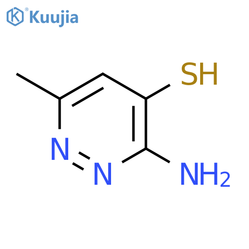 3-amino-6-methylpyridazine-4-thiol structure