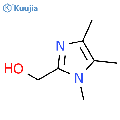 (1,4,5-Trimethyl-1H-imidazol-2-yl)methanol structure
