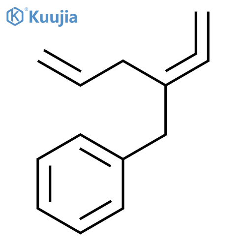 Benzene, (2-ethenylidene-4-penten-1-yl)- structure