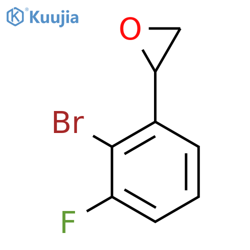 2-(2-Bromo-3-fluorophenyl)oxirane structure