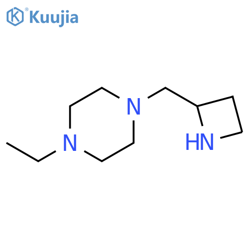 Piperazine, 1-(2-azetidinylmethyl)-4-ethyl- structure