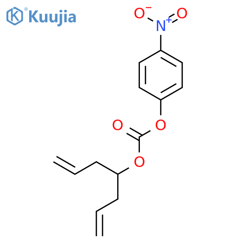 Carbonic acid, 4-nitrophenyl 1-(2-propenyl)-3-butenyl ester structure