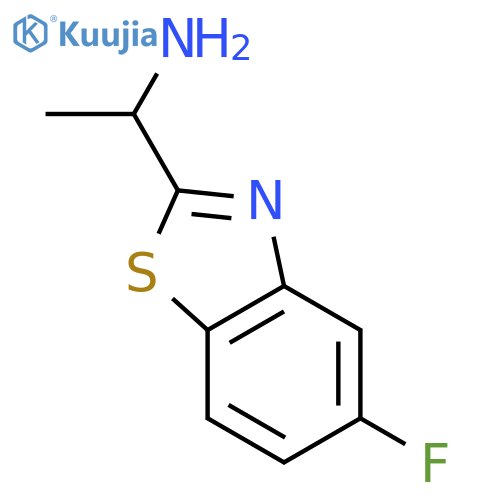 1-(5-Fluorobenzo[d]thiazol-2-yl)ethanamine structure