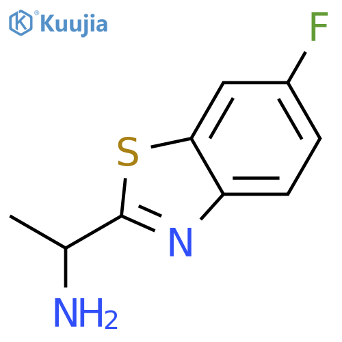 2-Benzothiazolemethanamine,6-fluoro-a-methyl- structure
