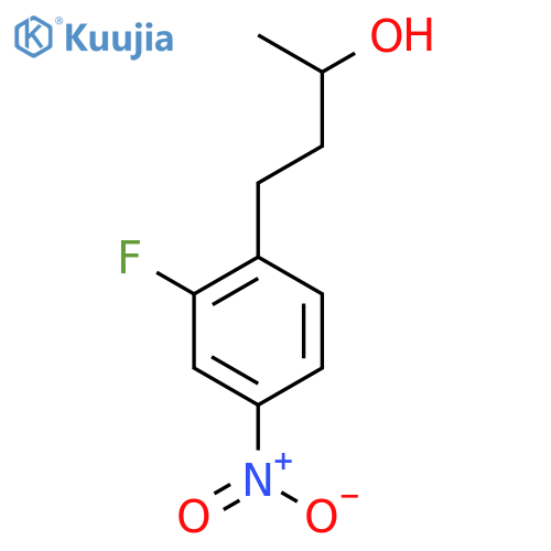4-(2-Fluoro-4-nitrophenyl)butan-2-ol structure