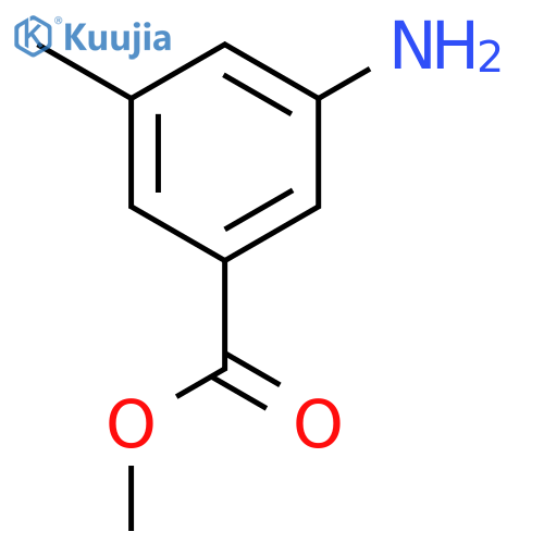 Methyl 3-amino-5-methylbenzoate structure