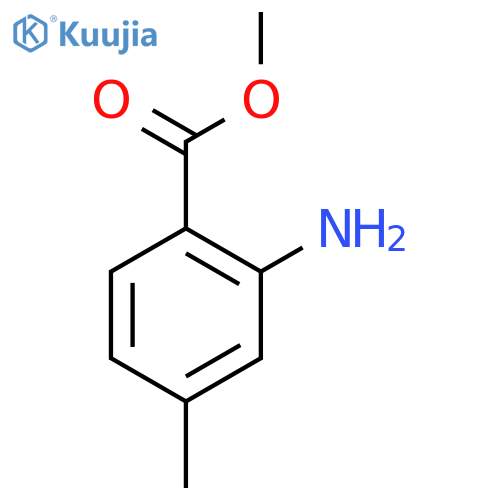 Methyl 2-amino-4-methylbenzoate structure