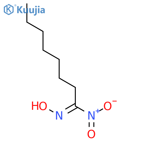 Octanal, 1-nitro-, oxime structure