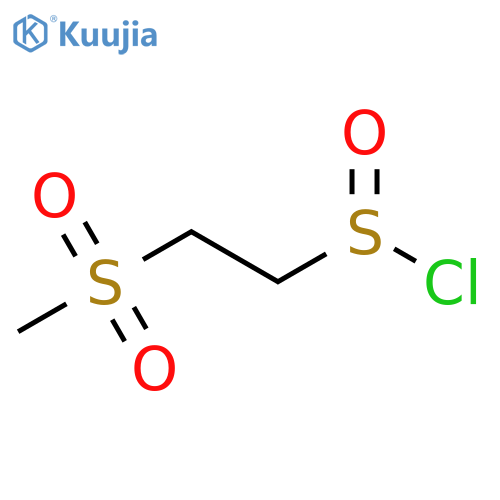 2-Methanesulfonylethane-1-sulfinyl chloride structure