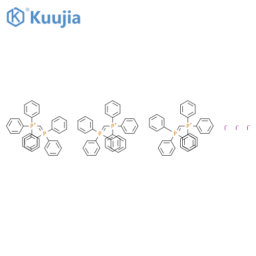 Triphenyl-[(triphenyl-λ5-phosphanylidene)methyl]phosphanium;triiodide structure