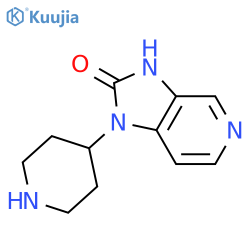 1-(piperidin-4-yl)-1H,2H,3H-imidazo4,5-cpyridin-2-one structure