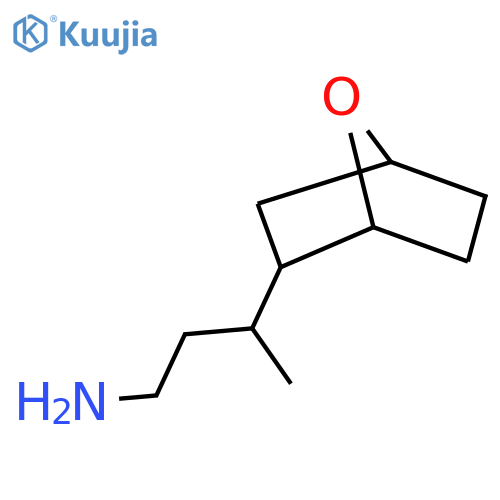 3-{7-oxabicyclo2.2.1heptan-2-yl}butan-1-amine structure