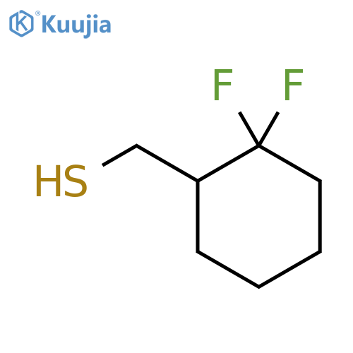 (2,2-Difluorocyclohexyl)methanethiol structure