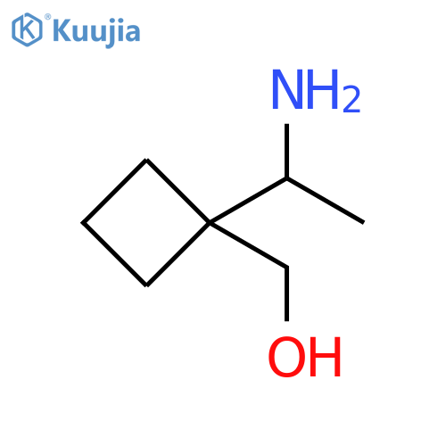 1-(1-Aminoethyl)cyclobutanemethanol structure