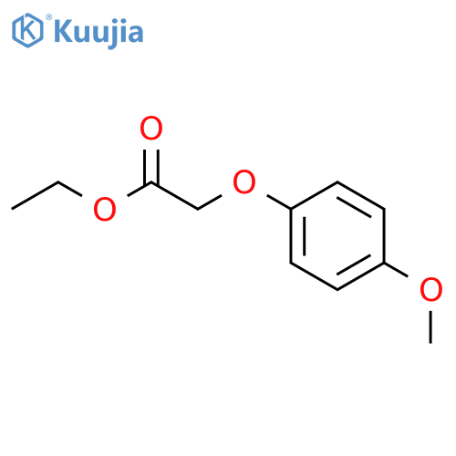 Acetic acid,2-(4-methoxyphenoxy)-, ethyl ester structure