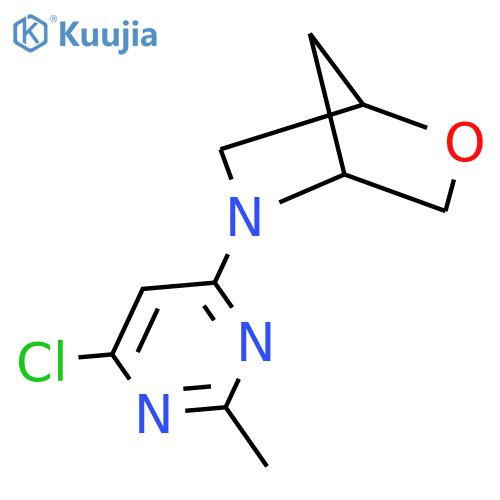 5-(6-Chloro-2-methylpyrimidin-4-yl)-2-oxa-5-azabicyclo[2.2.1]heptane structure