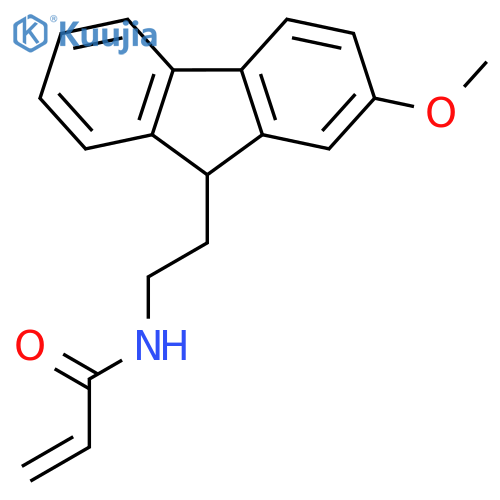 2-Propenamide, N-[2-(2-methoxy-9H-fluoren-9-yl)ethyl]- structure