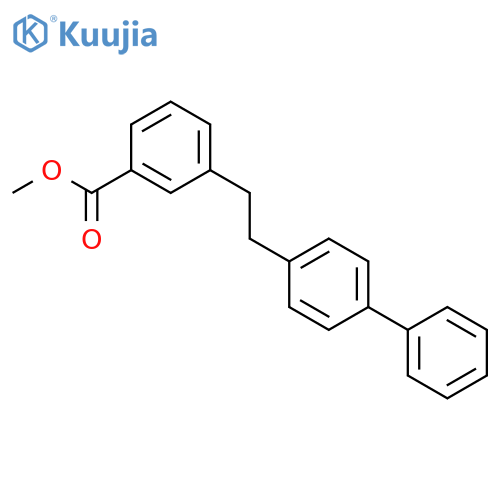 Benzoic acid, 3-(2-[1,1'-biphenyl]-4-ylethyl)-, methyl ester structure